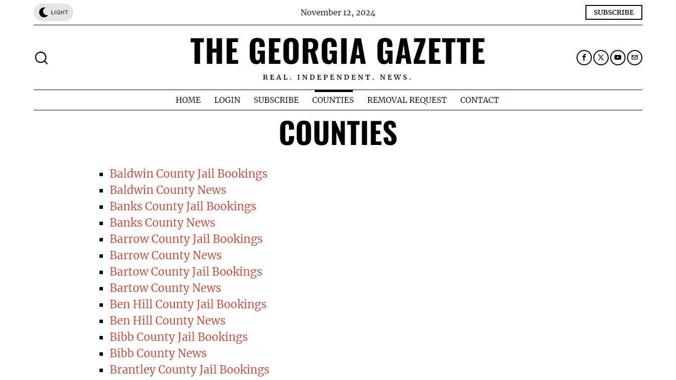 Counties – The Georgia Gazette